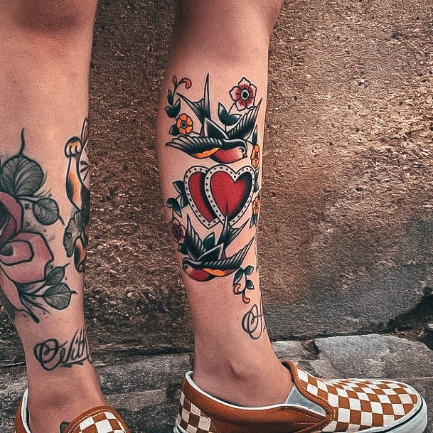 Womens Old School Tattoo Ideas