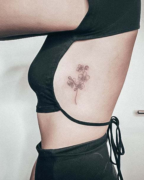 Womens Orchid Good Looking Tattoos