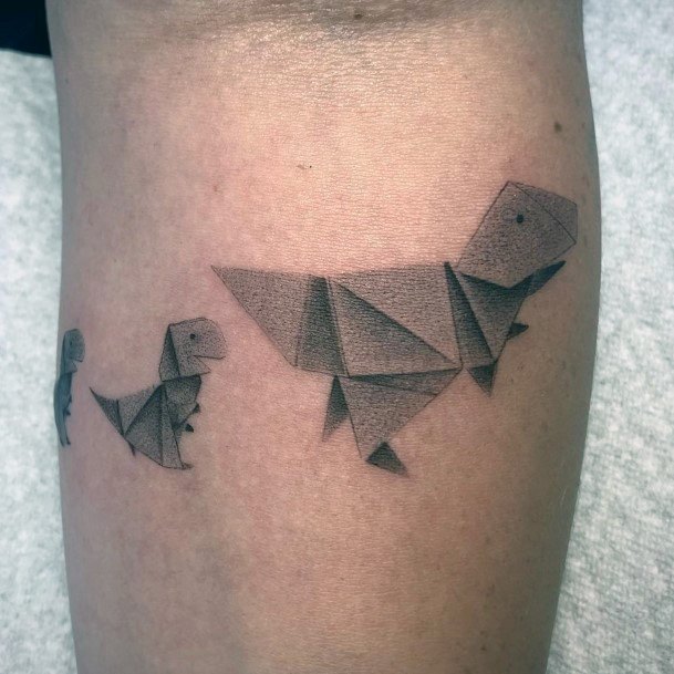 Womens Origami Tattoo Design Ideas