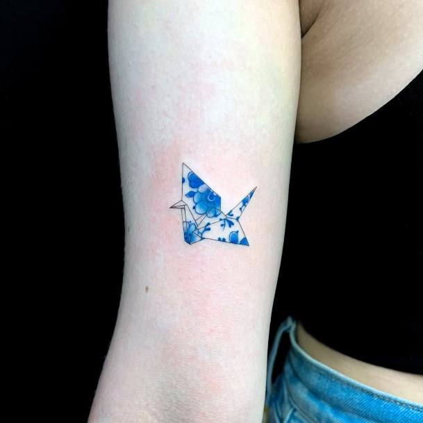 Womens Origami Tattoos