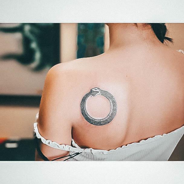 Womens Ouroboros Good Looking Tattoos