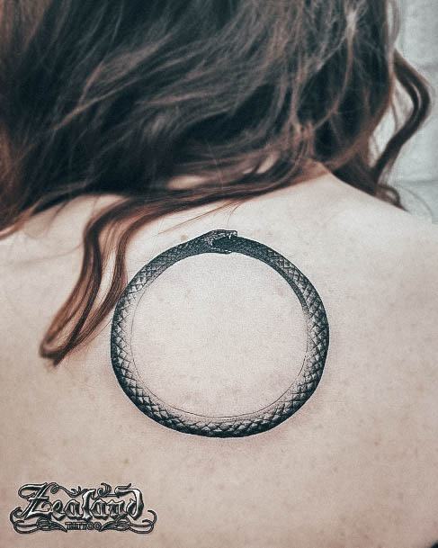 Womens Ouroboros Super Tattoo Designs