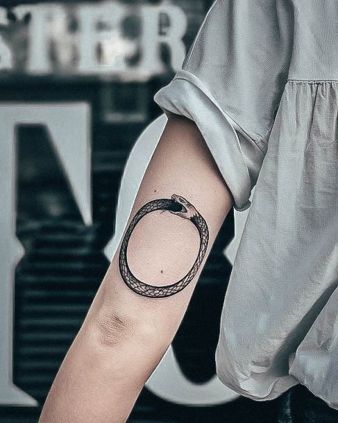 Womens Ouroboros Tattoo Ideas