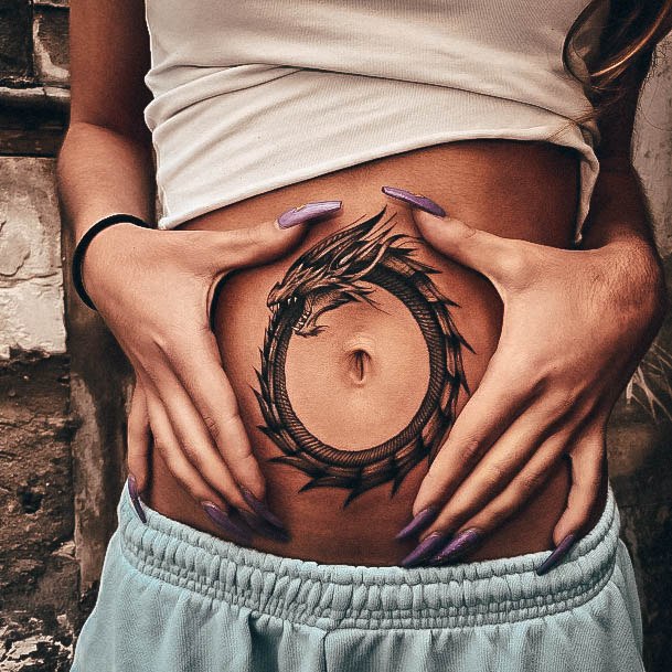 Womens Ouroboros Tattoos