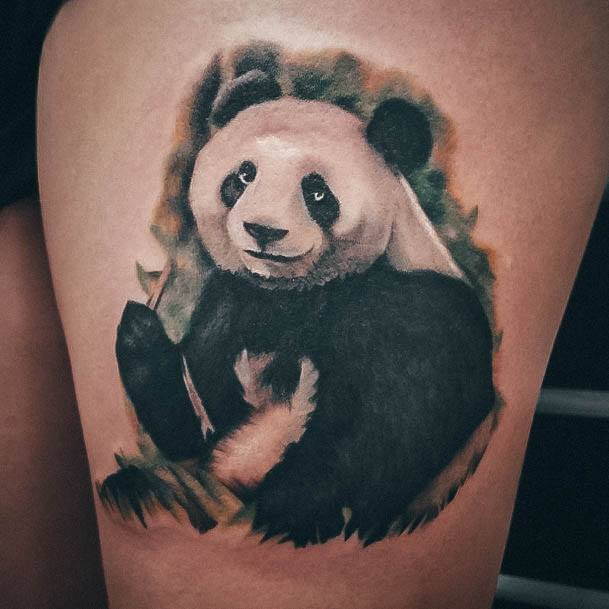 Womens Panda Tattoo Design Ideas