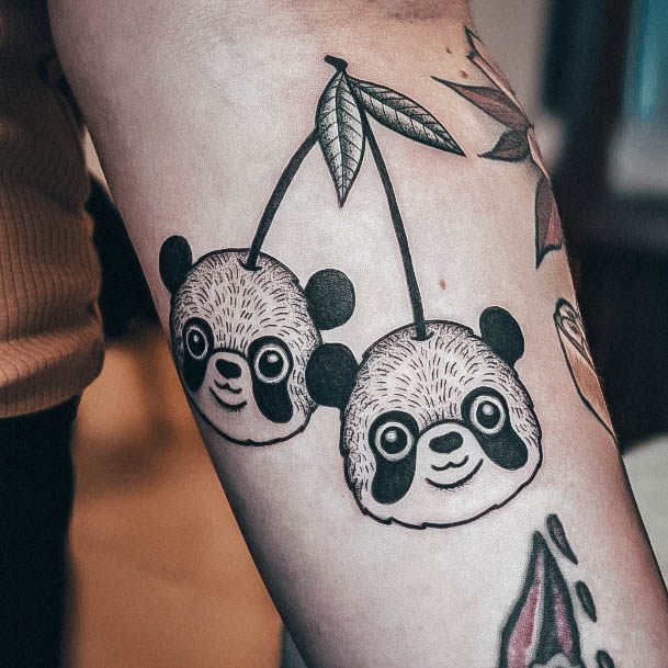 Womens Pandaly Panda Tattoo Ideas