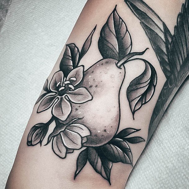 Womens Pear Tattoo Ideas