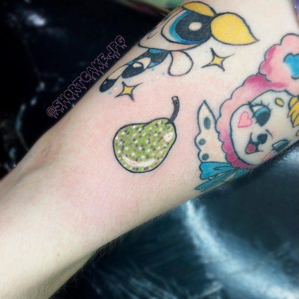 Womens Pear Tattoos