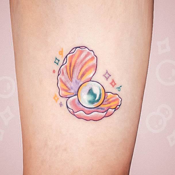 Womens Pearl Tattoo Styles