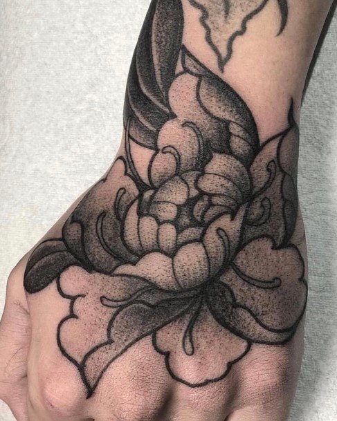 Womens Peony Super Tattoo Designs