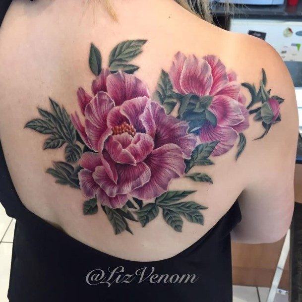 Womens Peony Tattoo Design Ideas