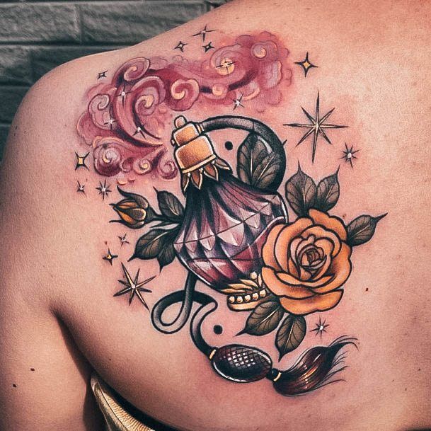 Womens Perfume Super Tattoo Designs