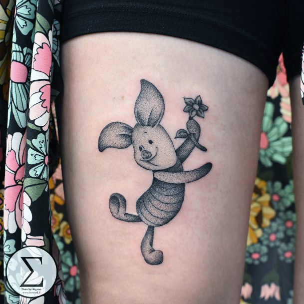 Womens Piglet Tattoo Ideas