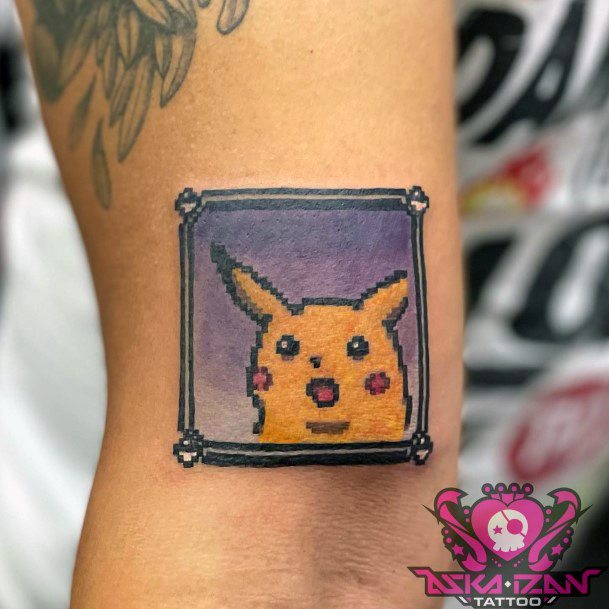 Womens Pikachu Girly Tattoo Designs