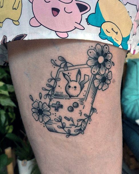 Womens Pikachu Super Tattoo Designs