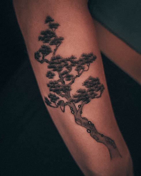 Womens Pine Tree Tattoos