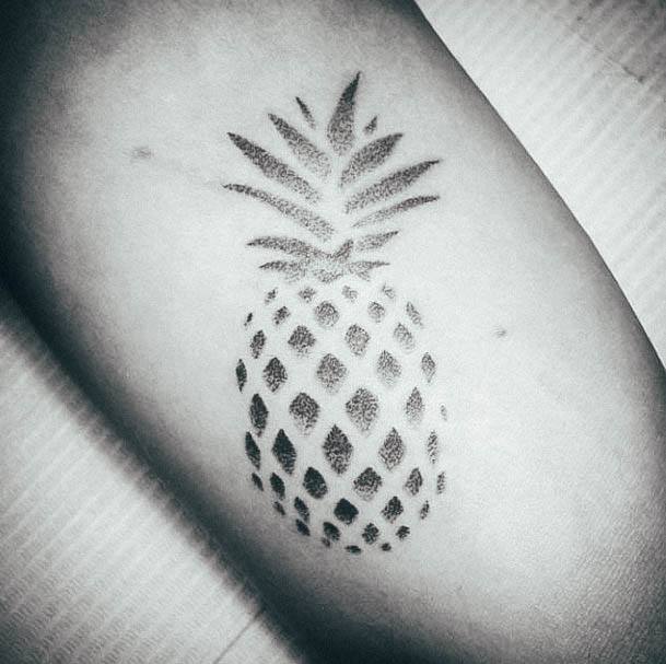 Womens Pineapple Girly Tattoo Designs