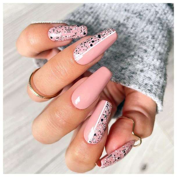 Womens Pink Nails