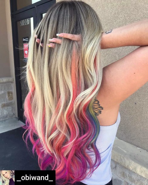 Womens Pink Ombre Super Hairstyles Ideas