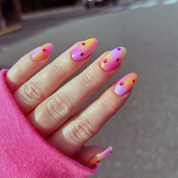 Womens Pink Summer Good Looking Nails