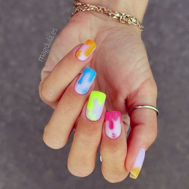 Womens Pink Summer Super Nail Designs