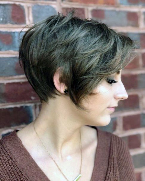 Womens Pixie Modern Hairstyle