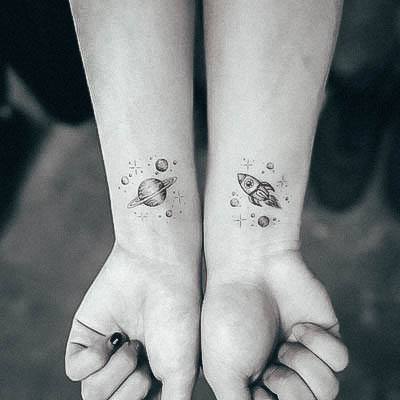 Womens Planet Girly Tattoo Designs