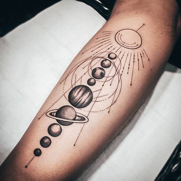 Womens Planet Tattoos