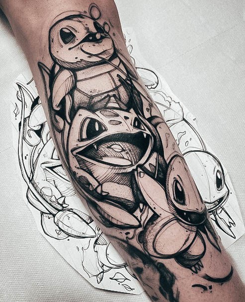 Womens Pokemon Good Looking Tattoos