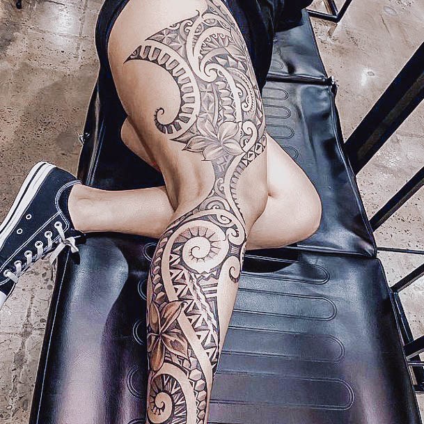 Womens Polynesian Tattoo Design Ideas