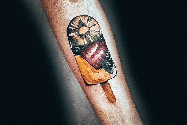 Womens Popsicle Tattoo Design Ideas