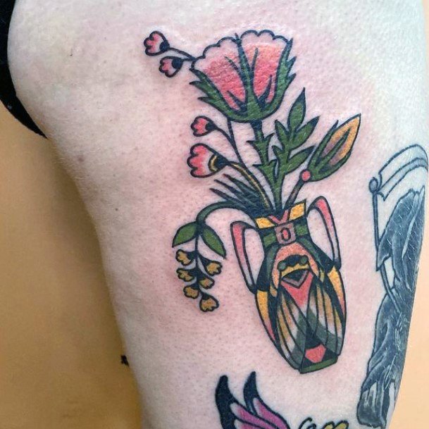 Womens Pottery Tattoo Ideas