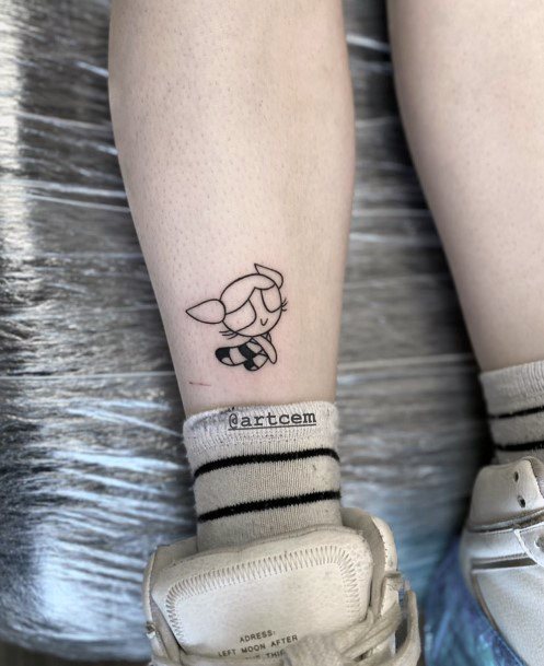 Womens Powerpuff Girls Girly Tattoo Designs