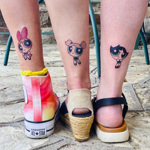 Womens Powerpuff Girls Good Looking Tattoos