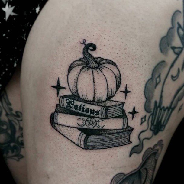 Womens Pumpkin Super Tattoo Designs