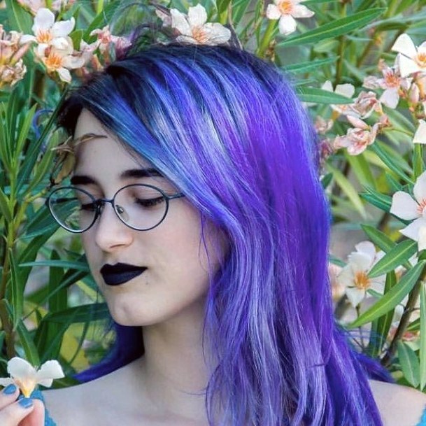 Womens Purple Hairstyles Design Ideas