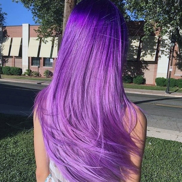 Womens Purple Hairstyless