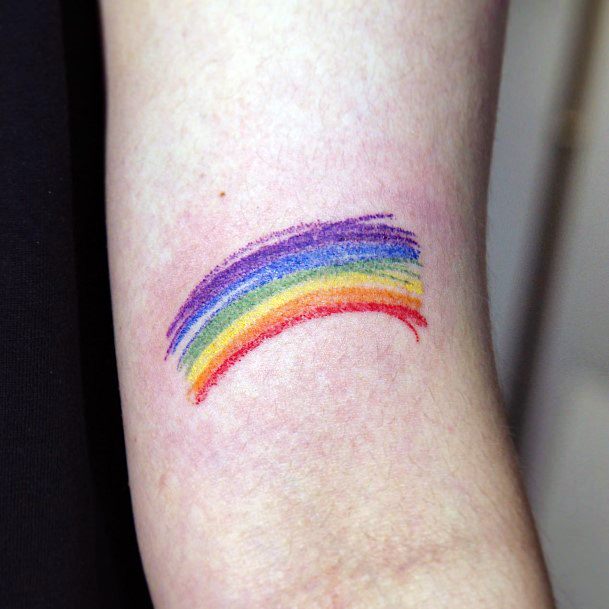 Womens Rainbow Super Tattoo Designs