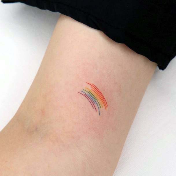 Womens Rainbow Tattoo Ideas