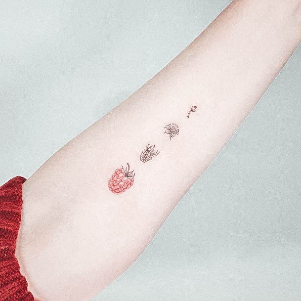 Womens Raspberry Tattoos