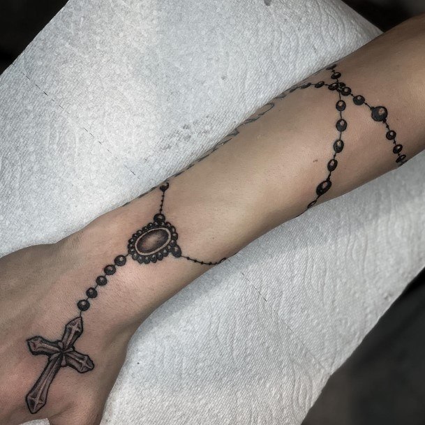 Womens Rosary Tattoos