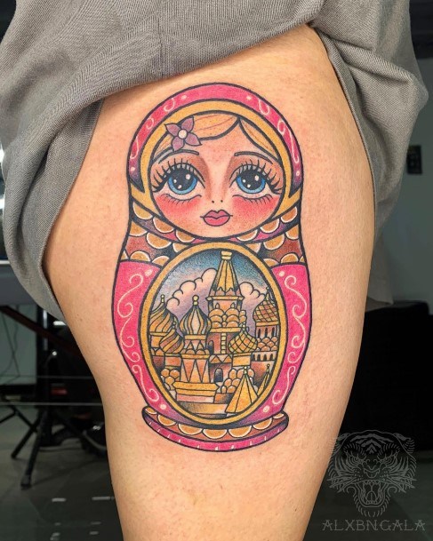 Womens Russian Nesting Doll Matryoshka Good Looking Tattoos