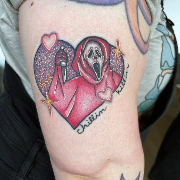 Womens Scream Tattoo Ideas