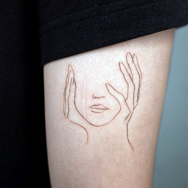 Womens Scribble Good Looking Tattoos