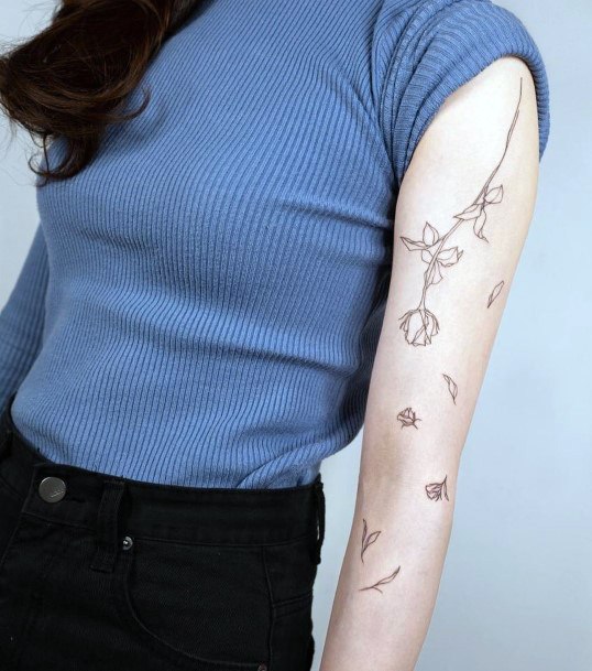 Womens Scribble Tattoos