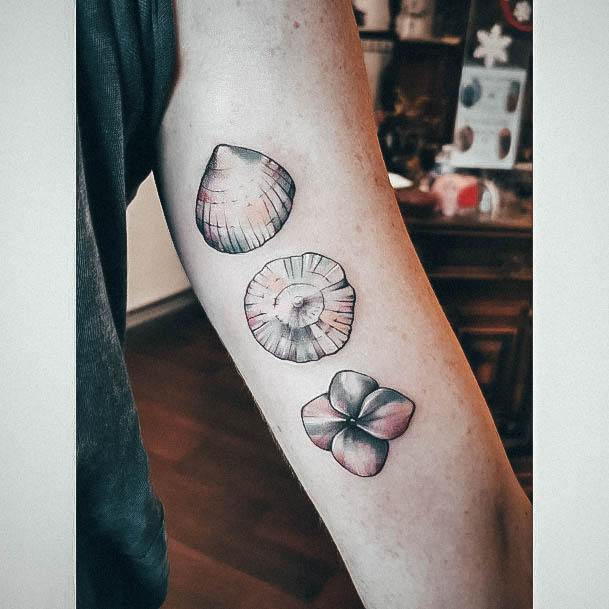 Womens Seashell Tattoos