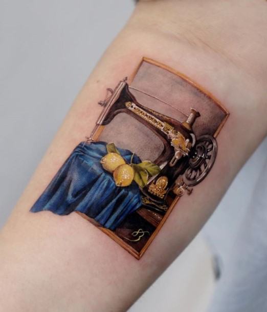 Womens Sewing Machine Super Tattoo Designs