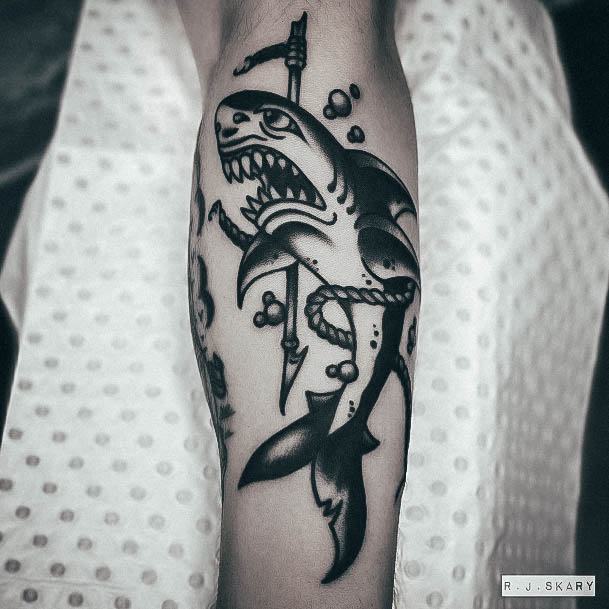 Womens Shark Tattoo Design Ideas