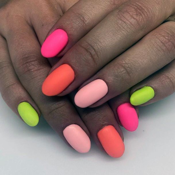 Womens Short Summer Girly Nail Designs