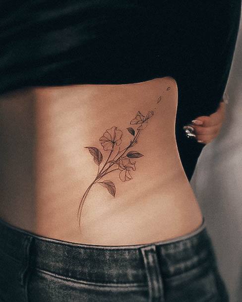 Womens Side Girly Tattoo Designs